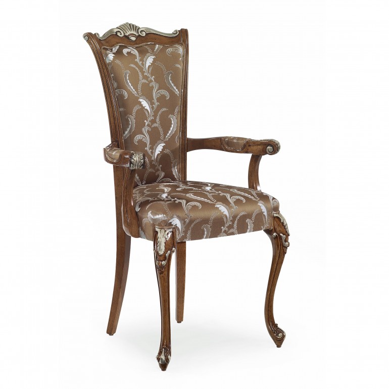 7853 classic style wood chair armchiara