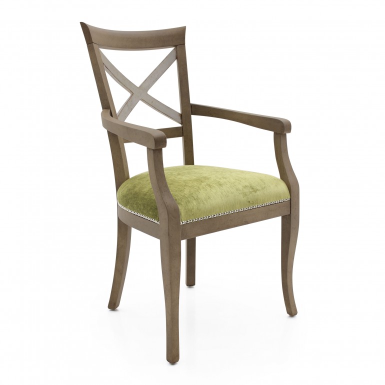 8017 classic style wood armchair croce