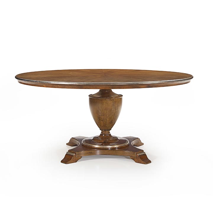 811 classic style round wood table biscotus7