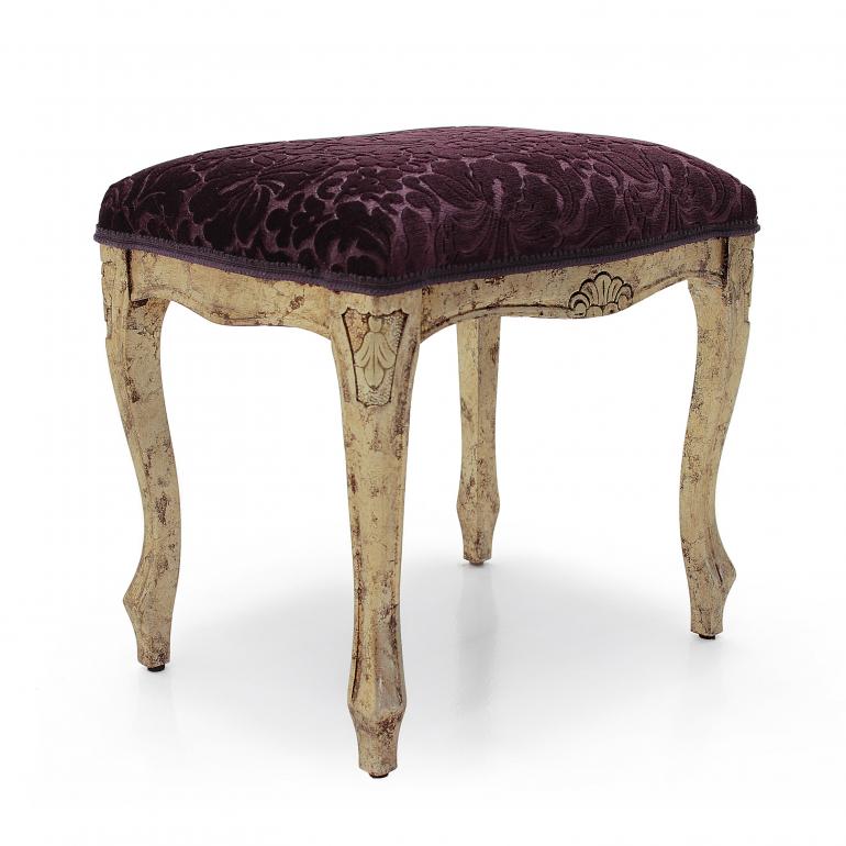 82 classic style wood ottoman accordo