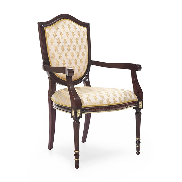 825 classic style wood armchair violino b7