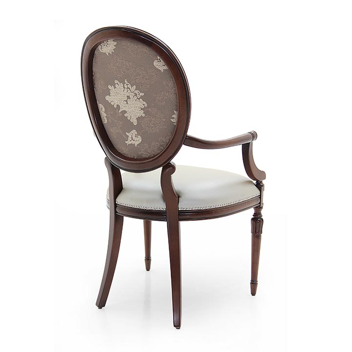 846 classic style wood armchair olga6
