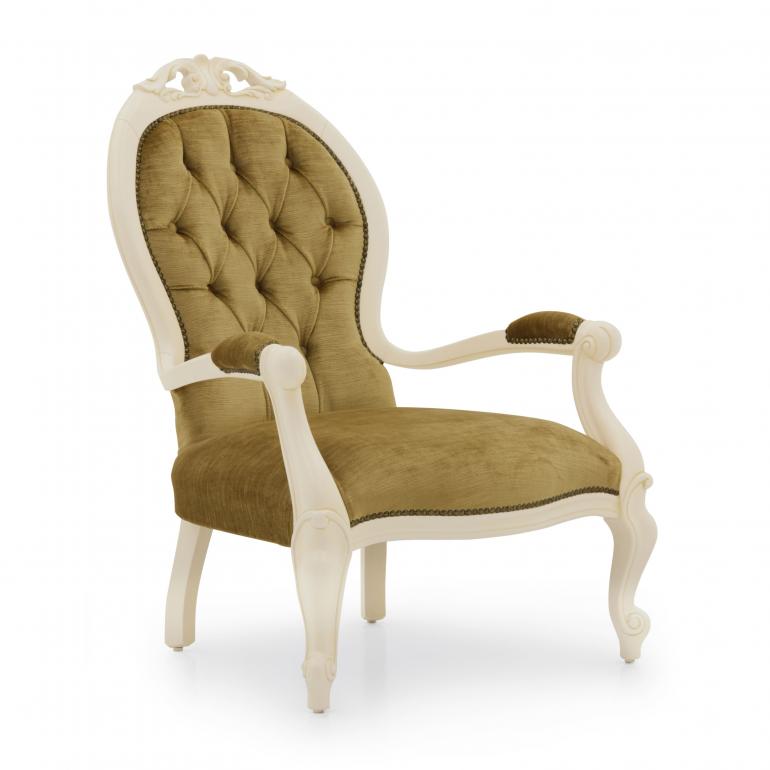 8752 classic style wood armchair pollia b5
