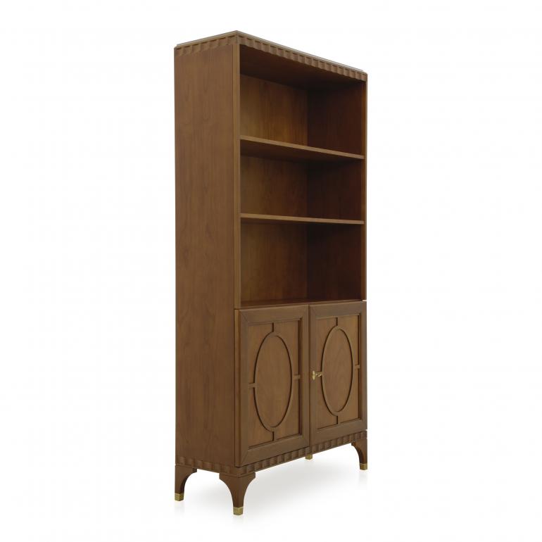 8898 modern style wood bookcase ellipse3