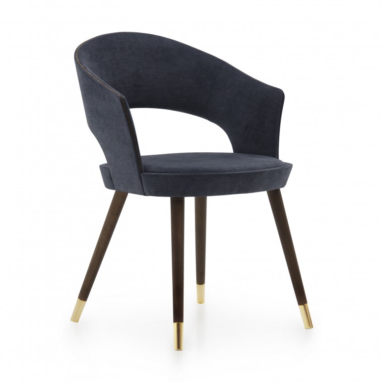 8950 modern style wood armchair lucrezia