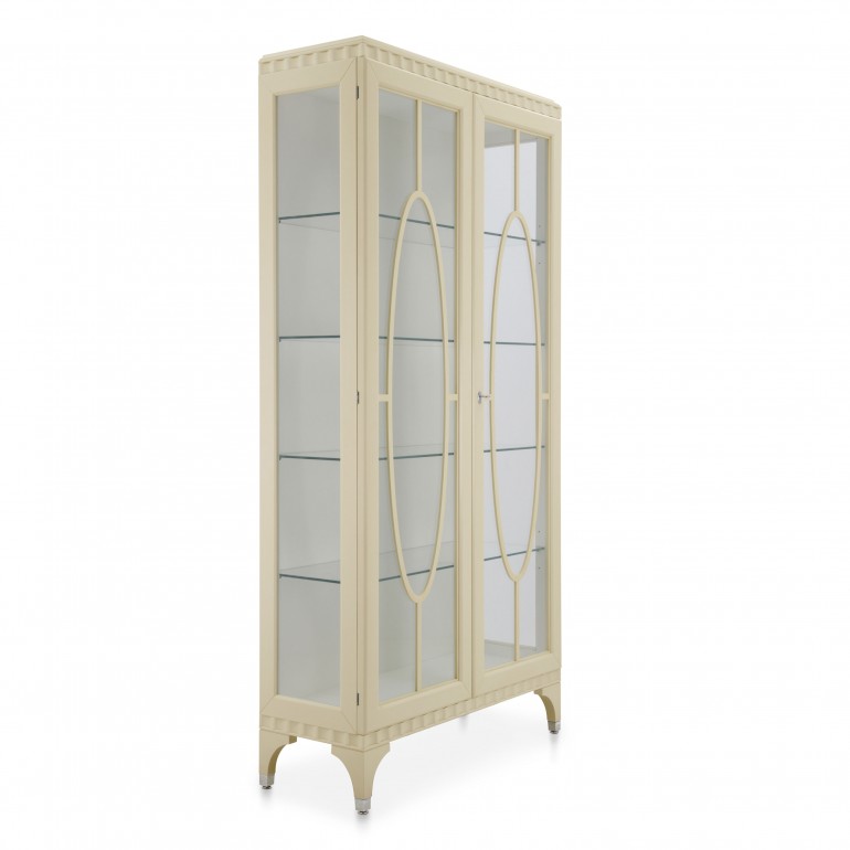 8980 classic style wood glasscupboard ellipse b3