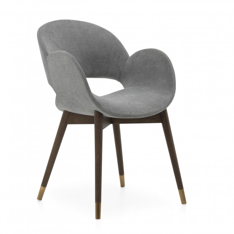 8990 modern style wood armchair mina