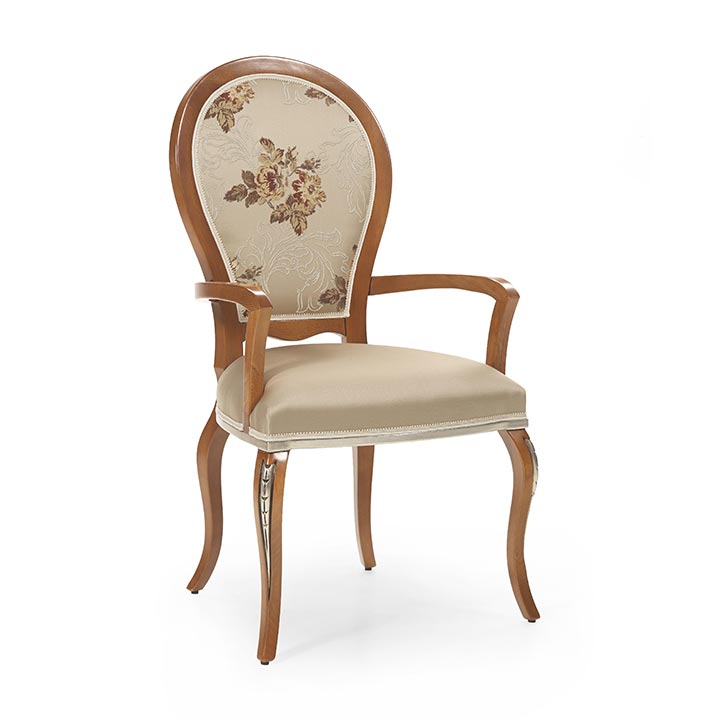90 classic style wood armchair maria