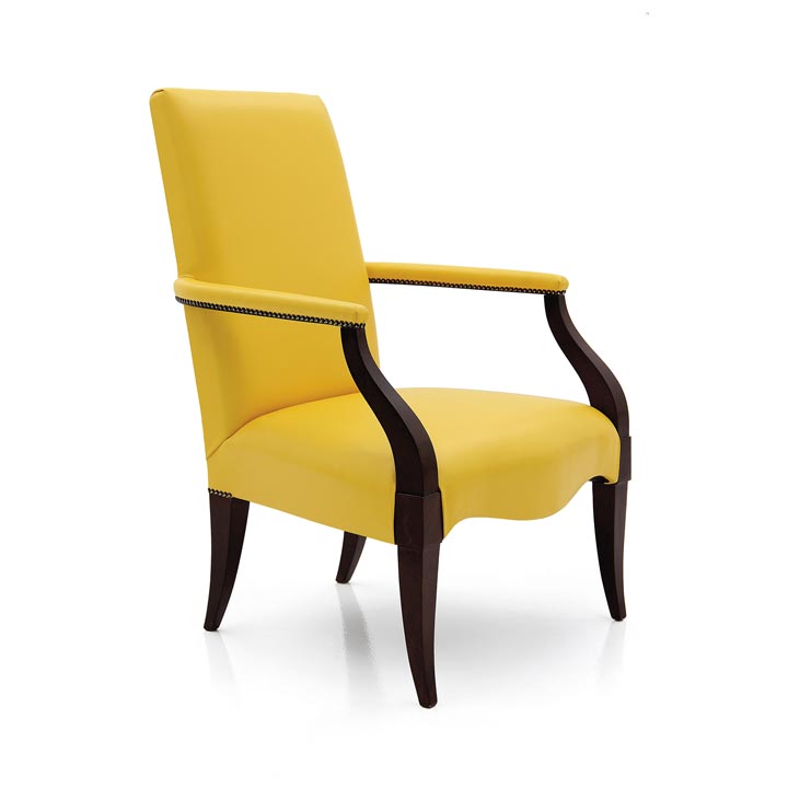 900 modern style wood armchair luna2