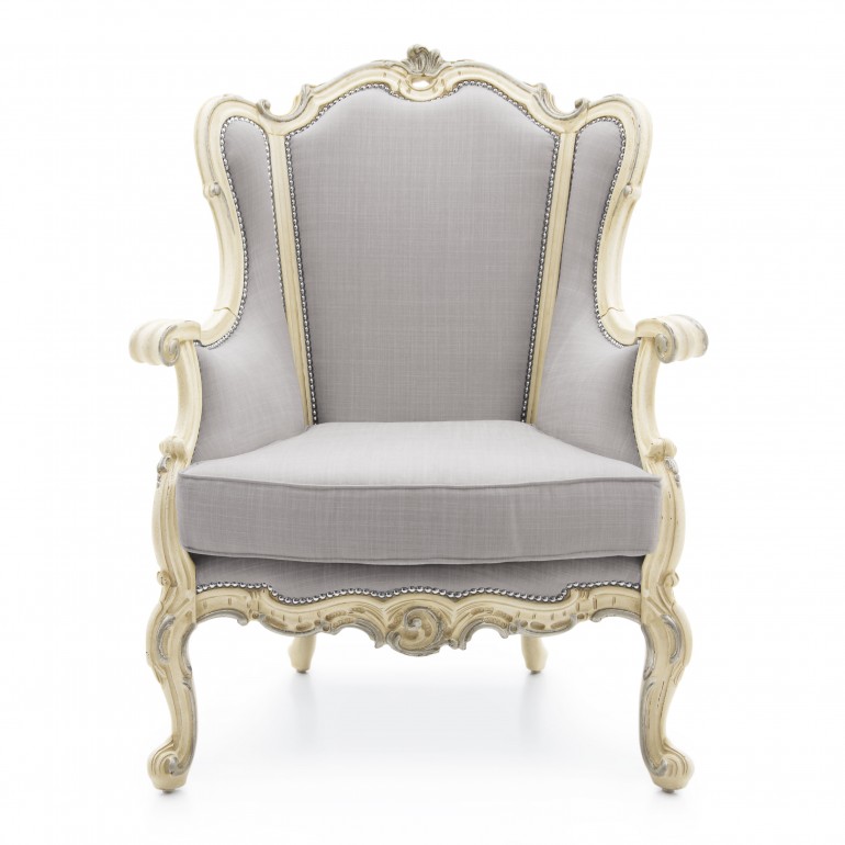 92 baroque style wood armchair hedra