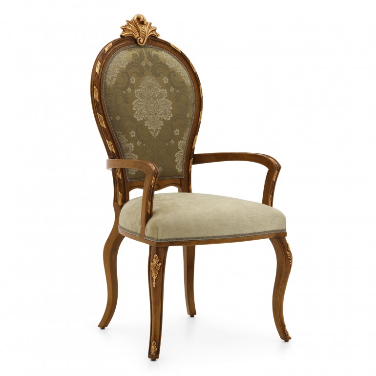 9283 classic style wood armchair nova