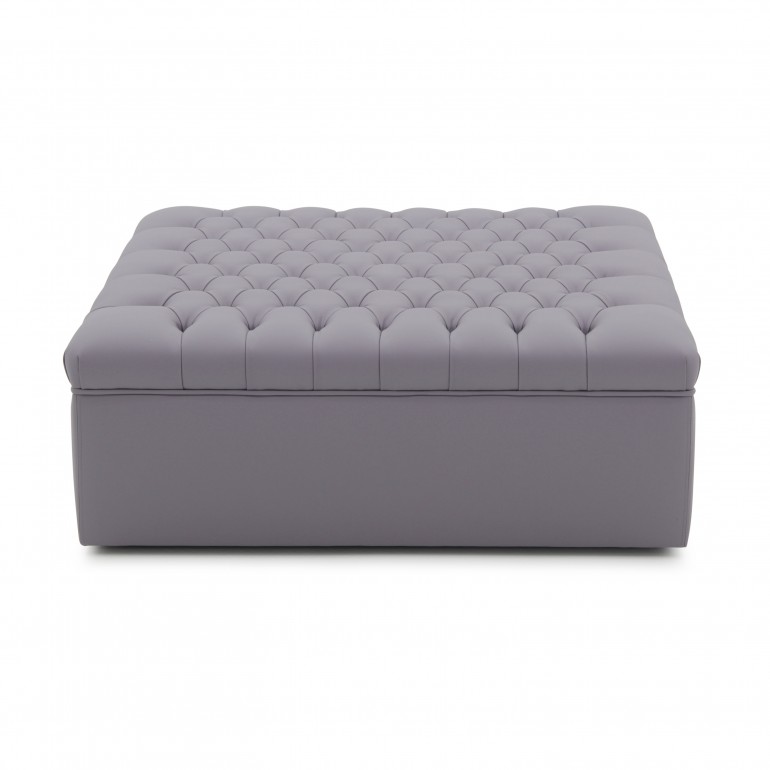 modern style wooden ottoman