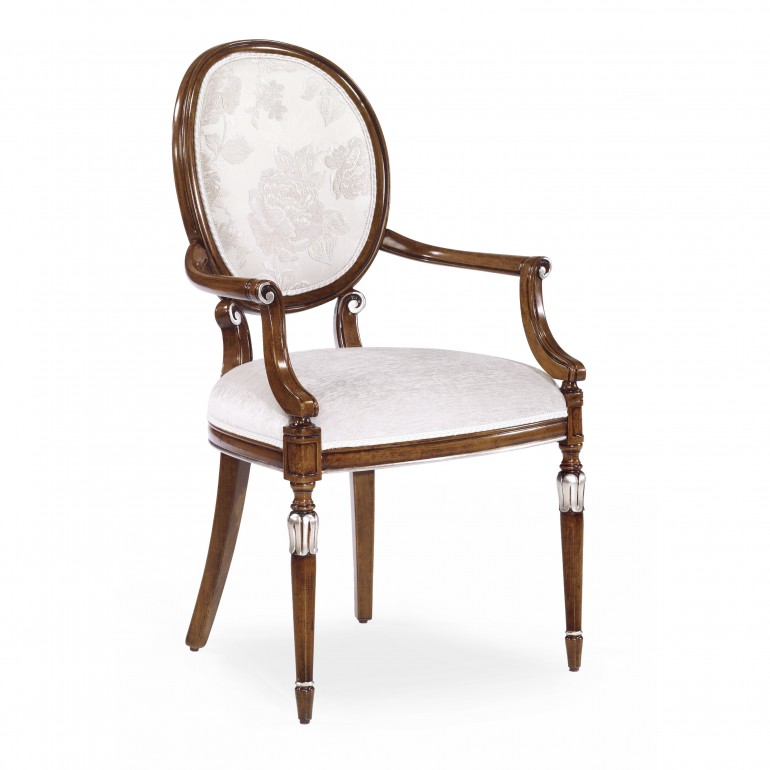 9391 classic style wood armchair olga