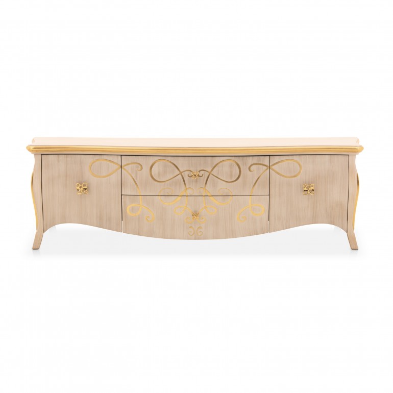9520 classic style wood sideboard butterfly2