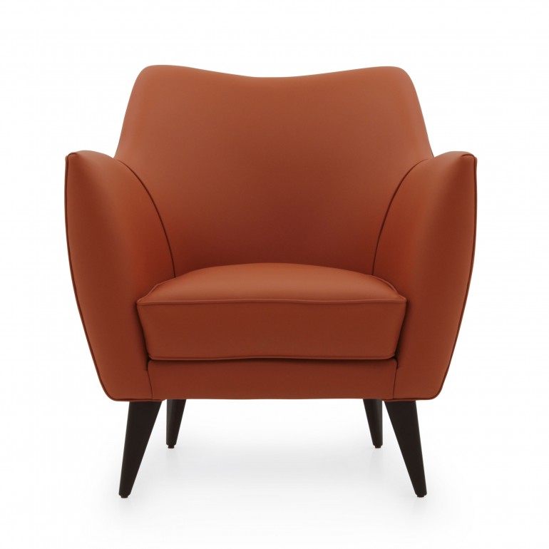 contemporary style wooden armchair