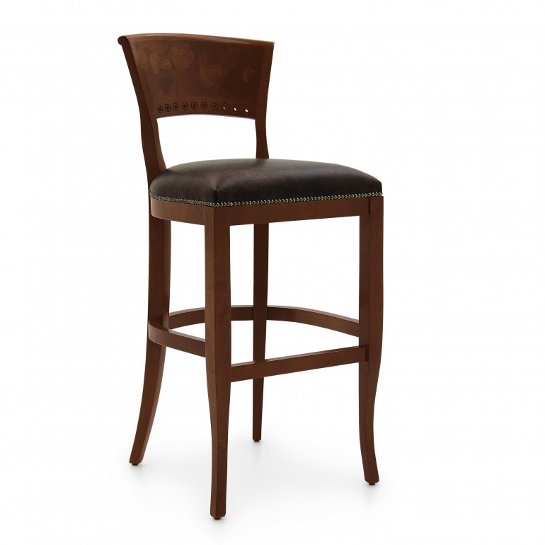 9773 classic style wood barstool radica