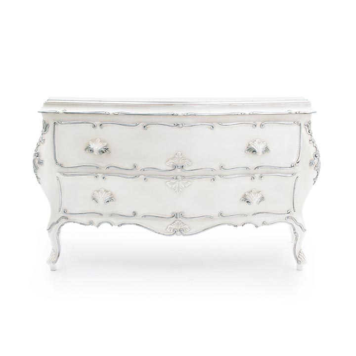 baroque style wood chest orione 1790