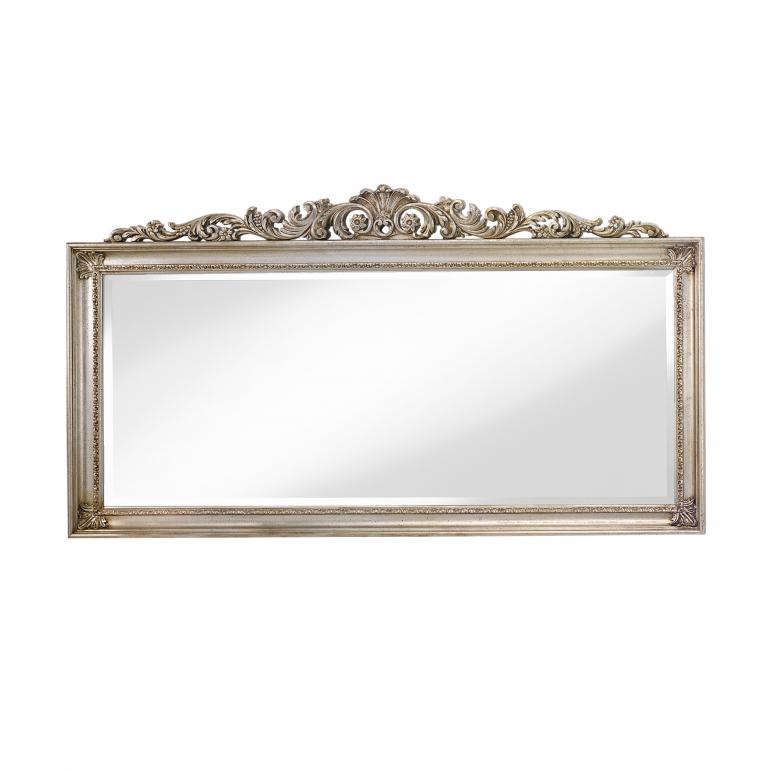 baroque style wood mirror erminia 5172