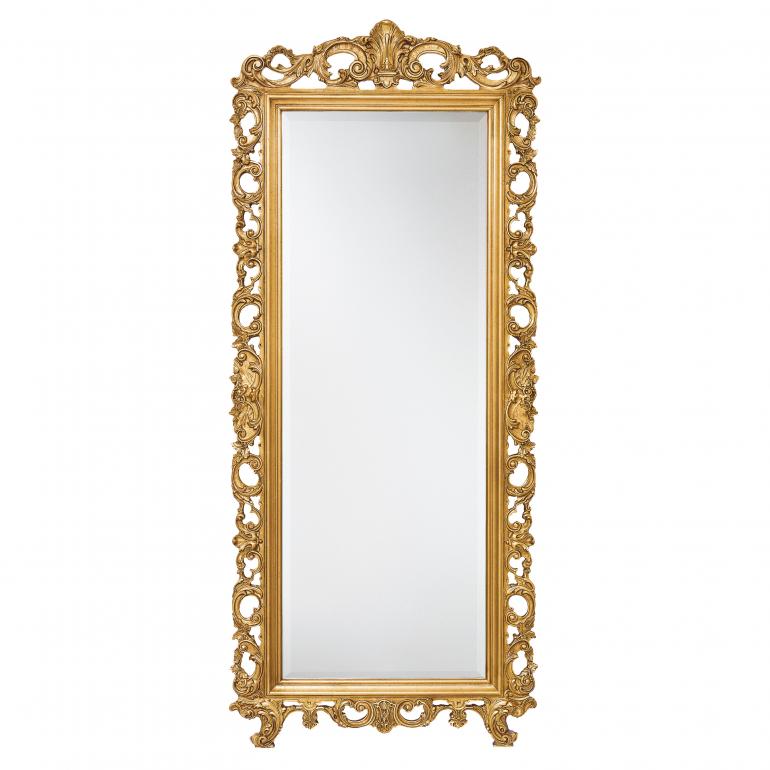 baroque style wood mirror ester 6682 7570