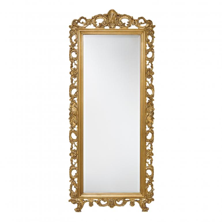 baroque style wood mirror ester b 6571 6547