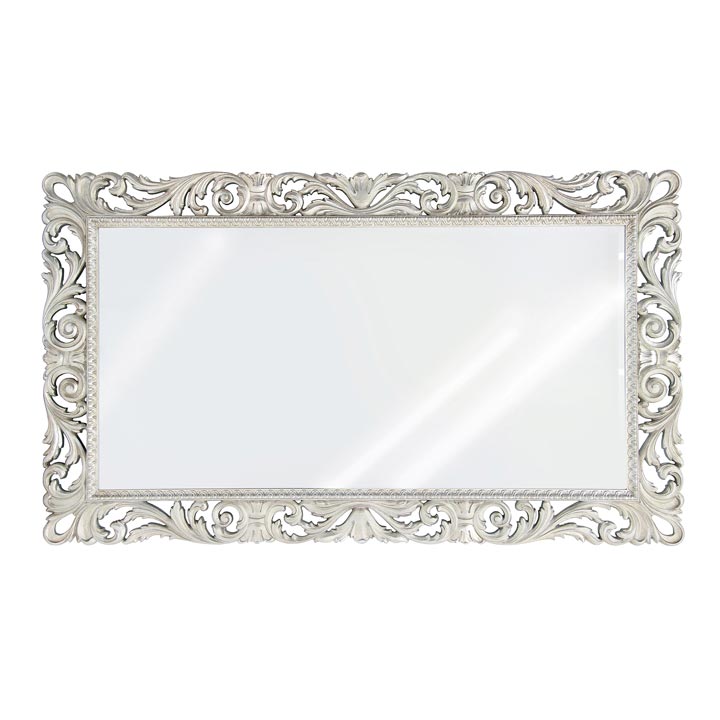 baroque style wood mirror lord 6084