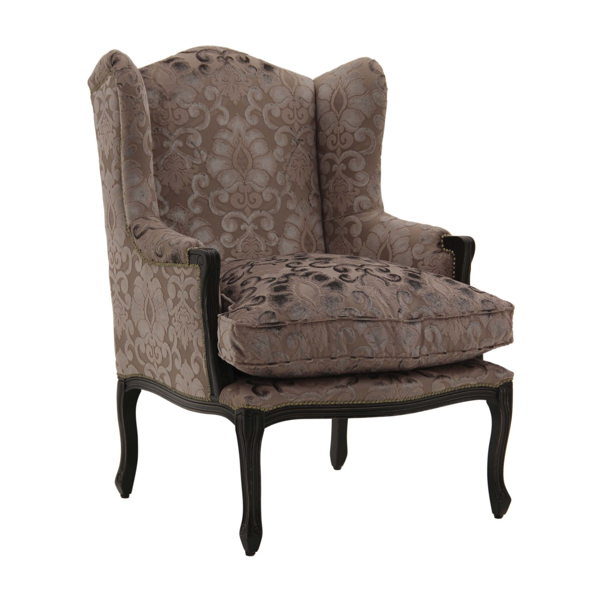 classic style wooden armchair