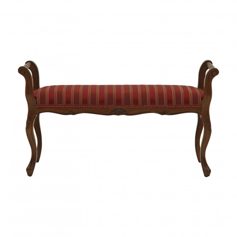 classic style wooden bench