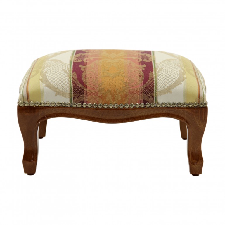 classic style wooden ottoman 