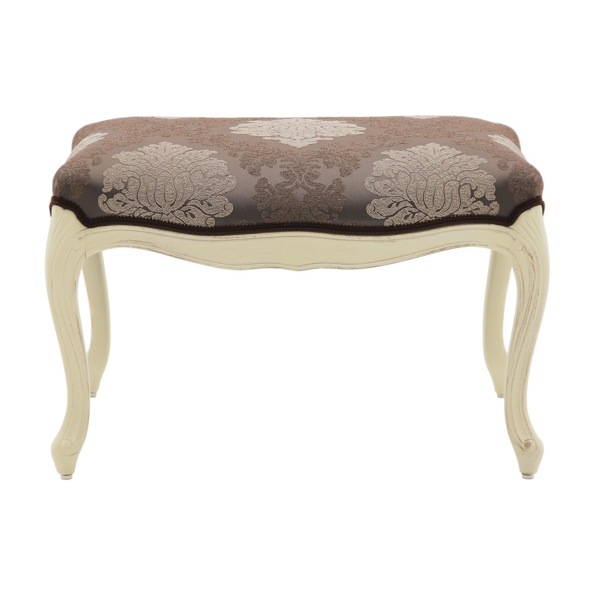 classic style wooden ottoman