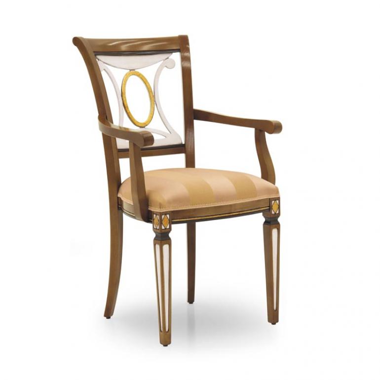 classic style wood armchair archetto 9578 5902
