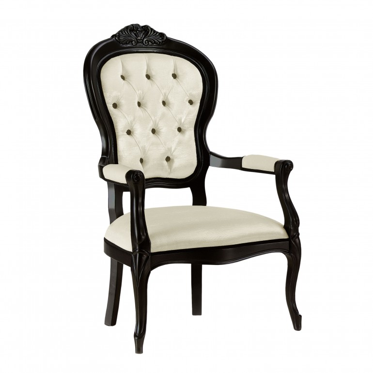 classic style wood armchair cresta 5369