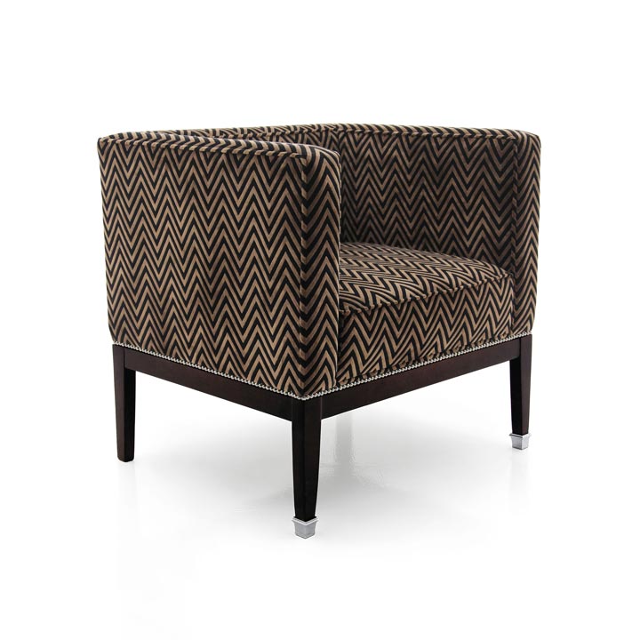 classic style wood armchair cube 51 8721