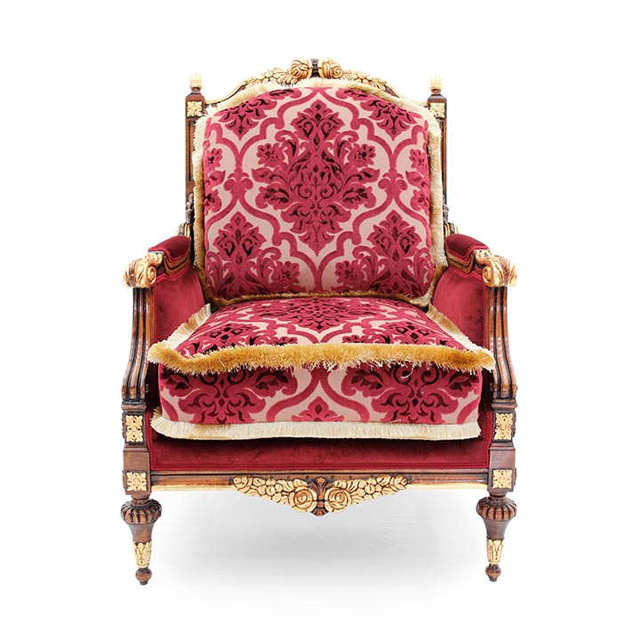 classic style wood armchair giove 3485