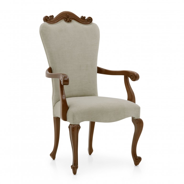 classic style wood armchair grazia 4820