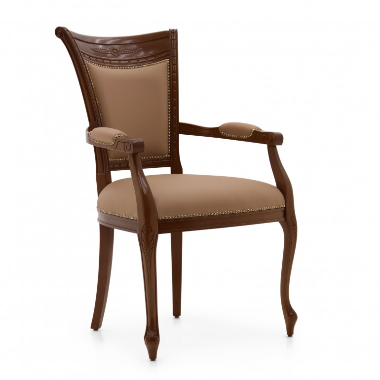 classic style wood armchair jersey 145