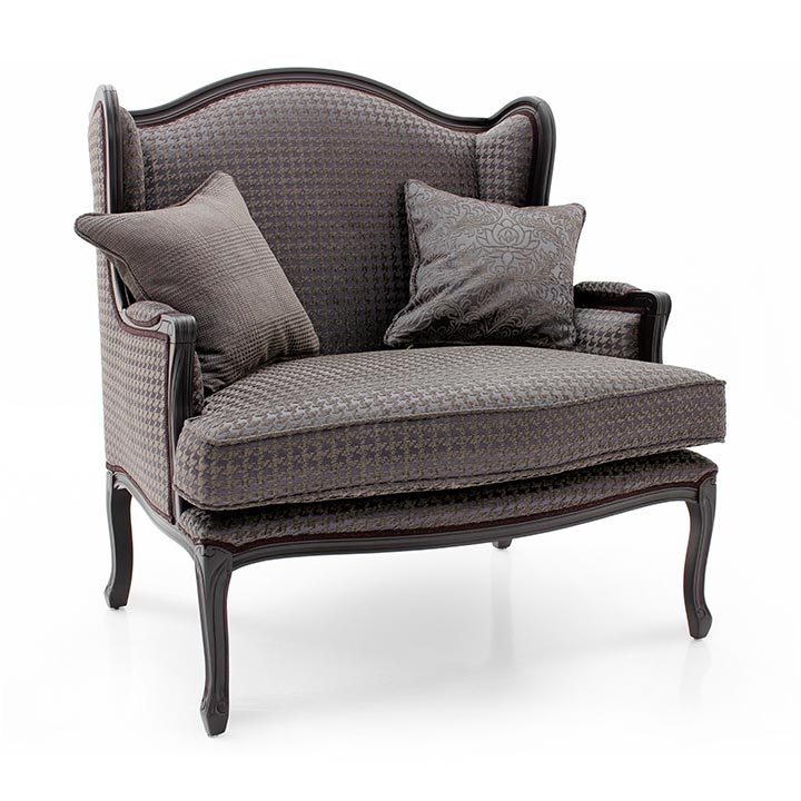 classic style wood armchair tellus 933