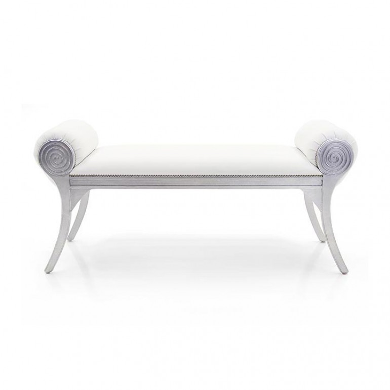 classic style wooden bench