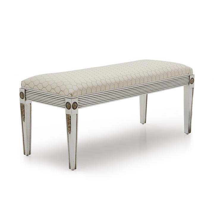 classic style wood bench minerva 3950