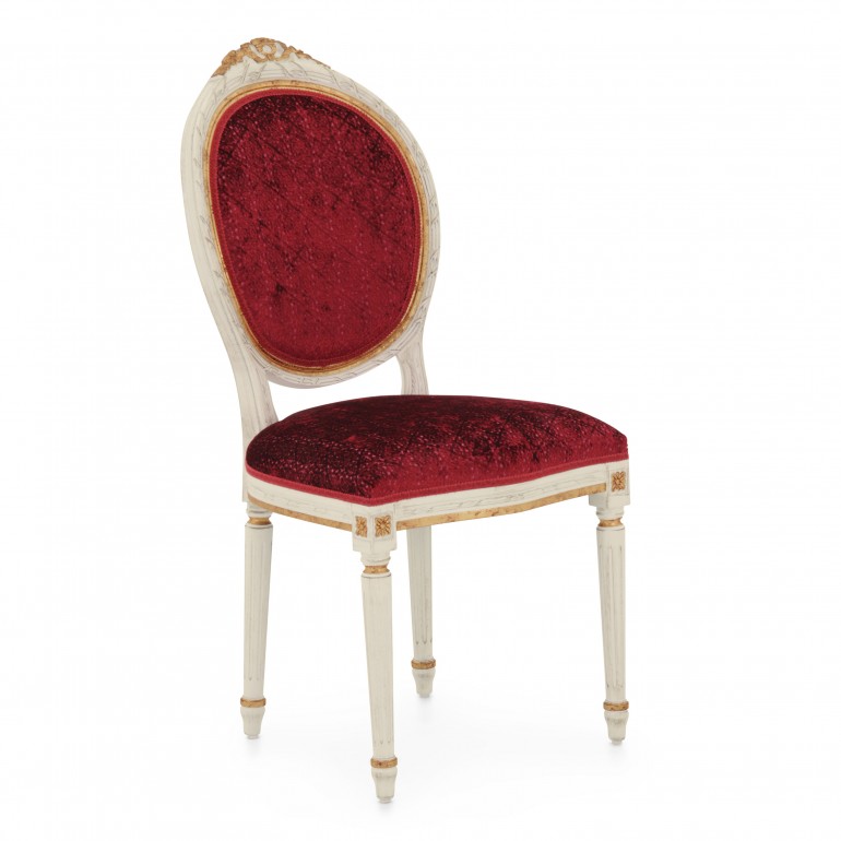 classic style wood chair luigia 6349