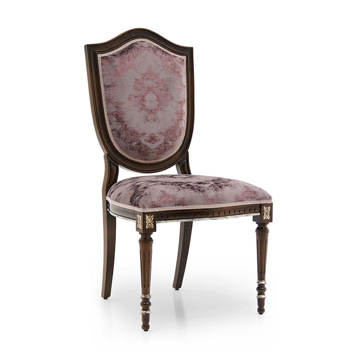 classic style wood chair violino b 3587