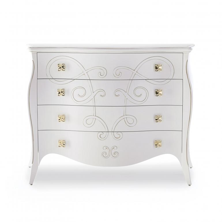 classic style wooden chest of drawers