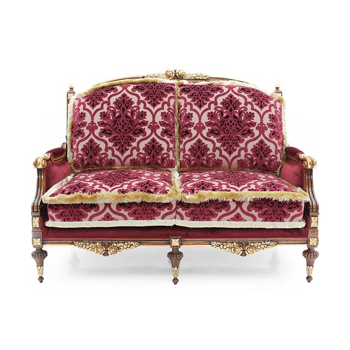 classic style wood sofa giove 3743