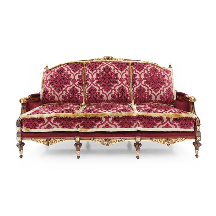 classic style wood sofa giove 872