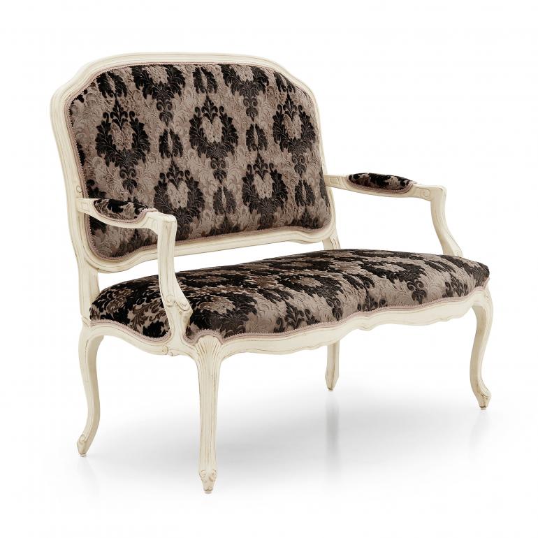 classic style wood sofa teseo 5849