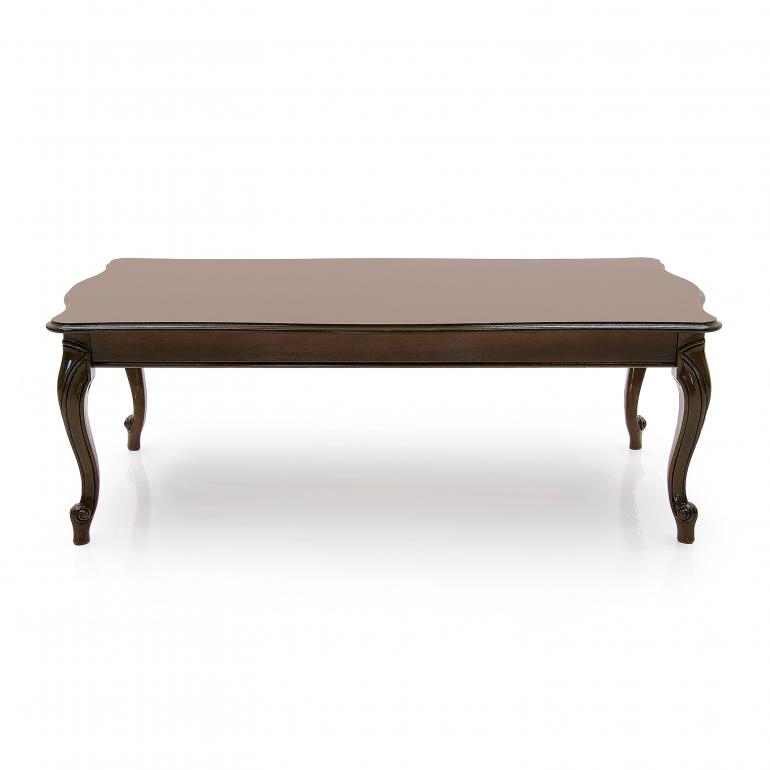 classic style low rectangular wooden table