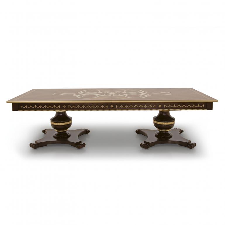 classic style wood table patroclo 8969