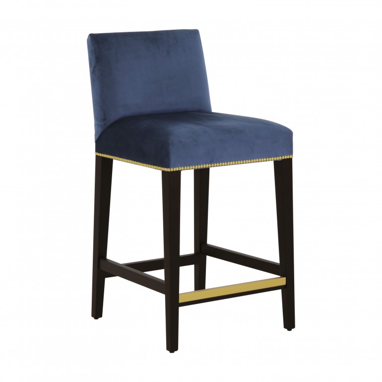 contemporary style wooden barstool