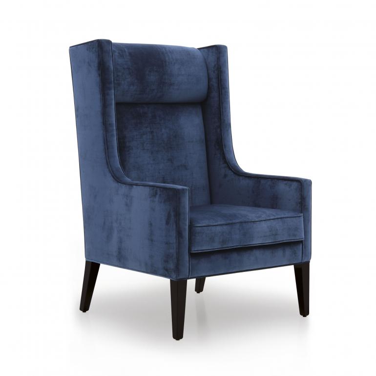 contemporary style wooden armchair