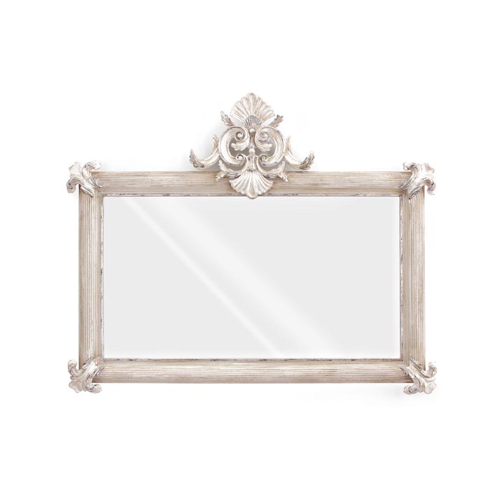 elegant classic style wood mirror dafne 80 5873