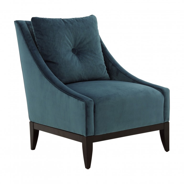 contemporary style wooden armchair
